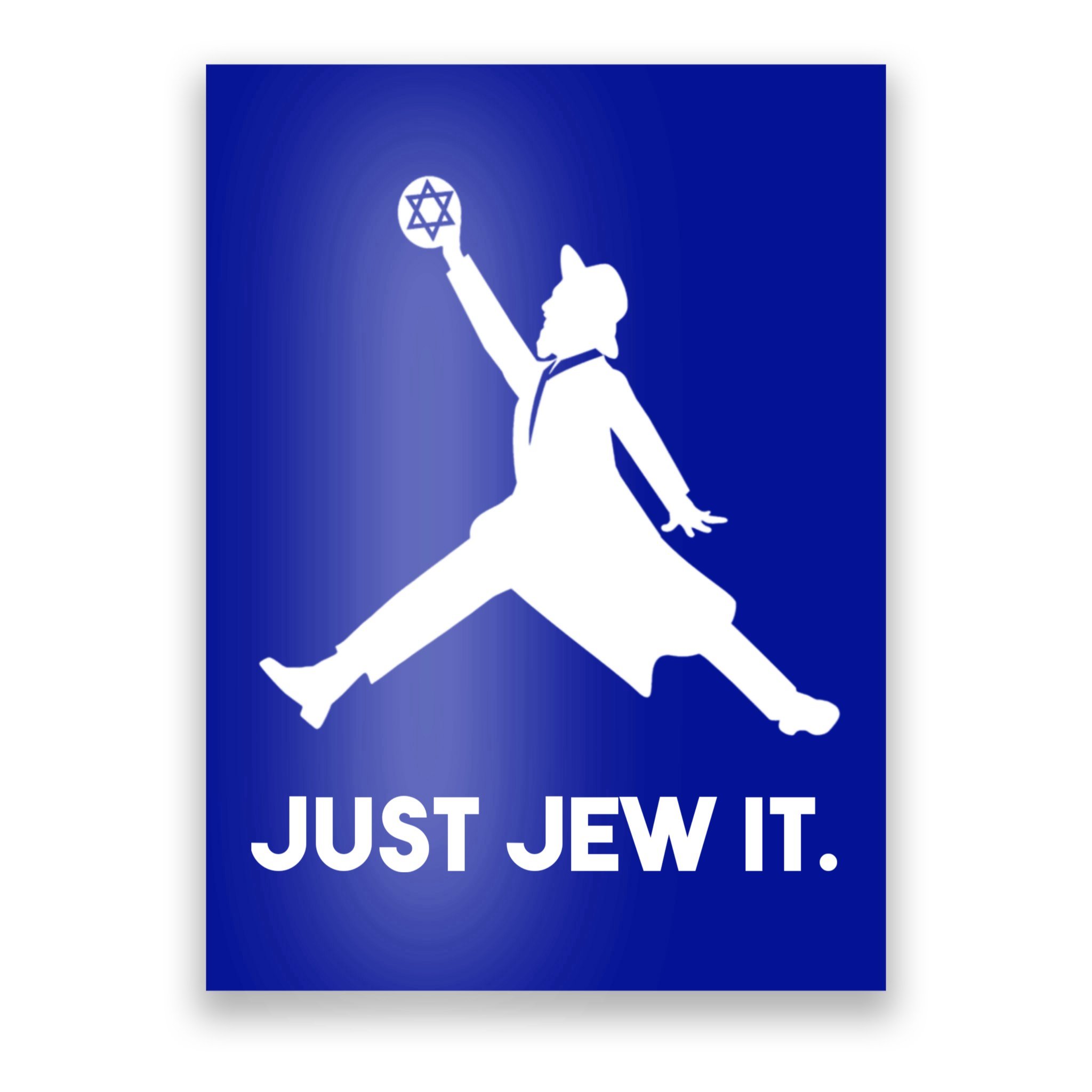 Just Jew It Funny Jewish Poster | TeeShirtPalace