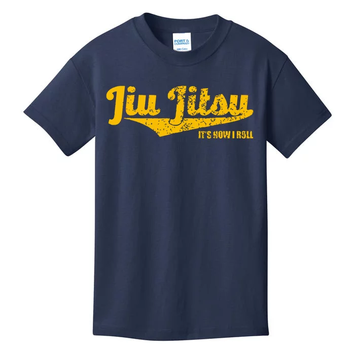 Jiu Jitsu It's How I Roll , BJJ Grappling MMA Kids T-Shirt