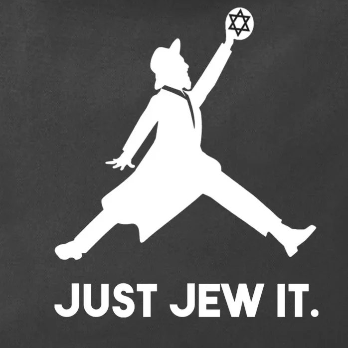 Just Jew It Funny Jewish Zip Tote Bag