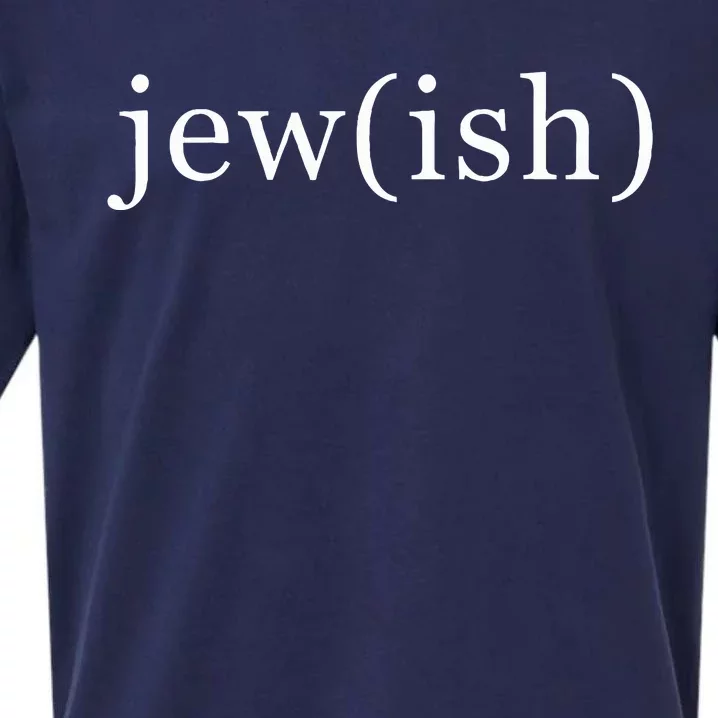 jew(ish) jewish jewish Funny Jewish Sueded Cloud Jersey T-Shirt