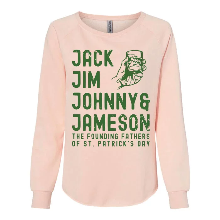 Jack Jim Johnny & Jameson St. PatrickS Day Womens California Wash Sweatshirt