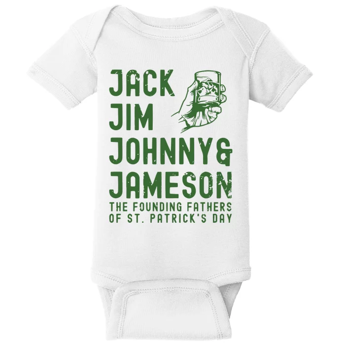 Jack Jim Johnny & Jameson St. PatrickS Day Baby Bodysuit