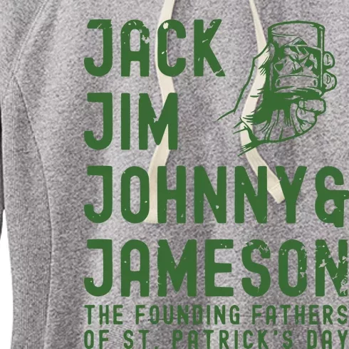 Jack Jim Johnny & Jameson St. PatrickS Day Women's Fleece Hoodie