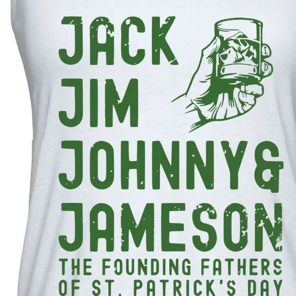 Jack Jim Johnny & Jameson St. PatrickS Day Ladies Essential Flowy Tank