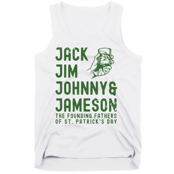 Jack Jim Johnny & Jameson St. PatrickS Day Tank Top