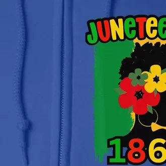 Juneteenth Juneteenth June 19th 1865 Juneteenth Freedom Day Full Zip Hoodie