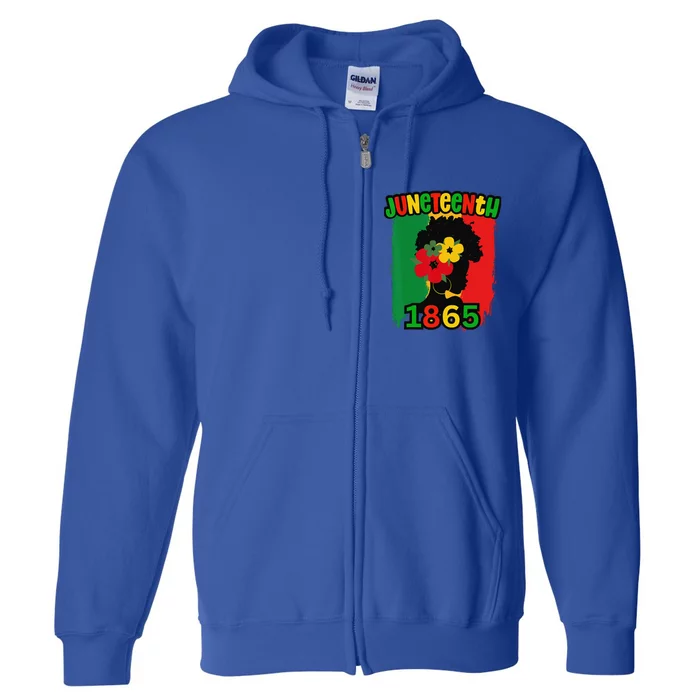 Juneteenth Juneteenth June 19th 1865 Juneteenth Freedom Day Full Zip Hoodie