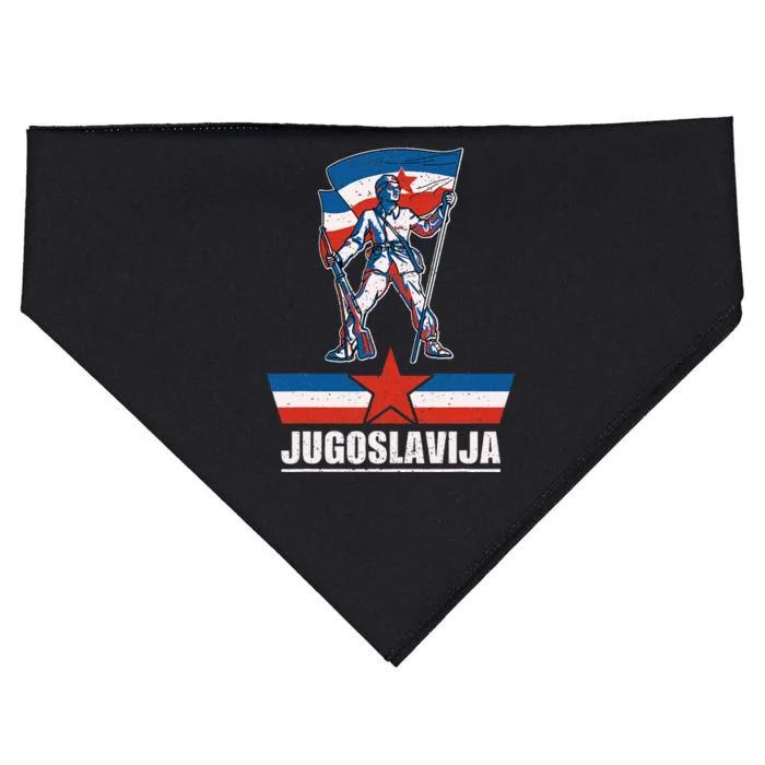 Jugoslavija Jugo Jebiga Balkan Sfrj Jugoslavia USA-Made Doggie Bandana