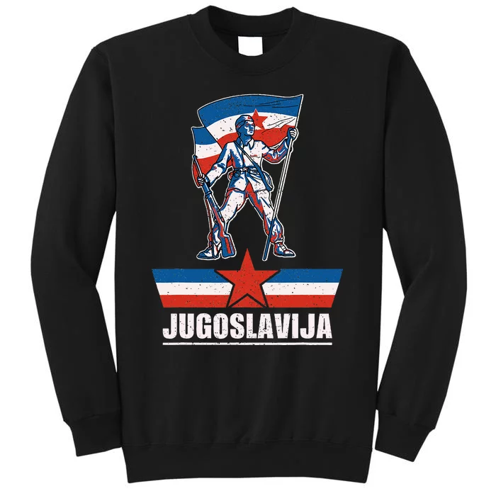 Jugoslavija Jugo Jebiga Balkan Sfrj Jugoslavia Tall Sweatshirt