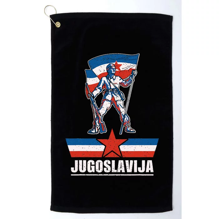 Jugoslavija Jugo Jebiga Balkan Sfrj Jugoslavia Platinum Collection Golf Towel