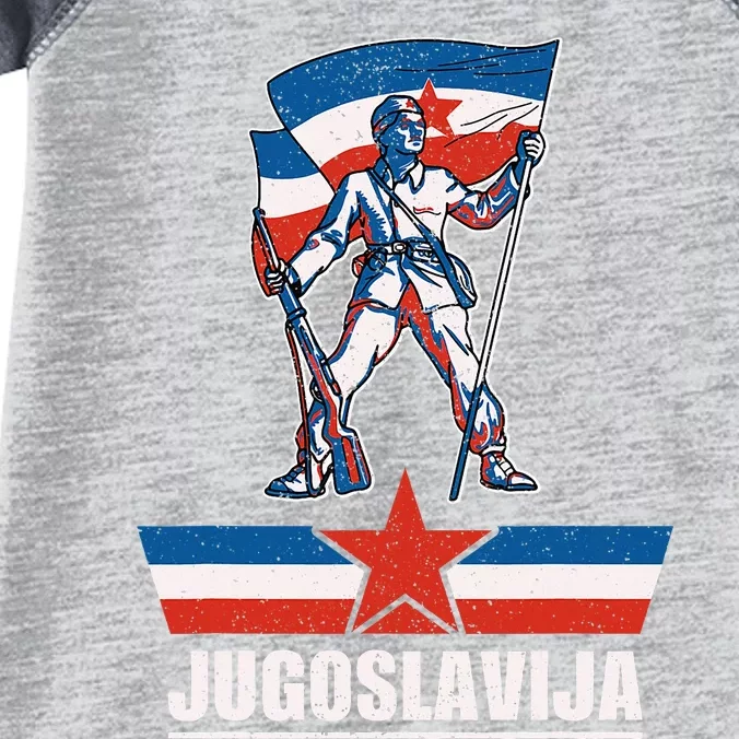 Jugoslavija Jugo Jebiga Balkan Sfrj Jugoslavia Infant Baby Jersey Bodysuit