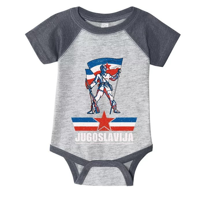 Jugoslavija Jugo Jebiga Balkan Sfrj Jugoslavia Infant Baby Jersey Bodysuit