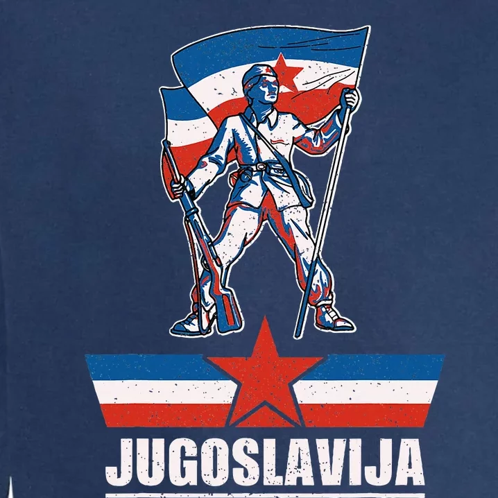 Jugoslavija Jugo Jebiga Balkan Sfrj Jugoslavia Garment-Dyed Sweatshirt