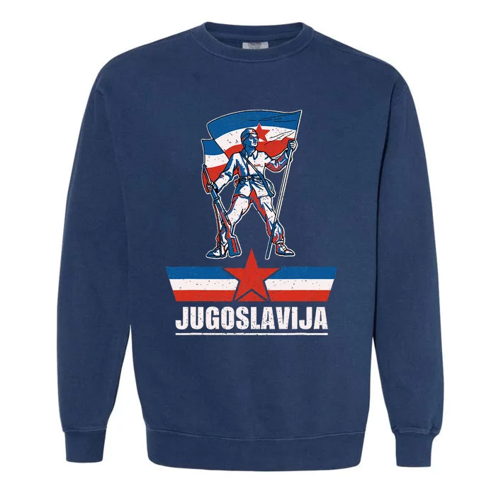 Jugoslavija Jugo Jebiga Balkan Sfrj Jugoslavia Garment-Dyed Sweatshirt