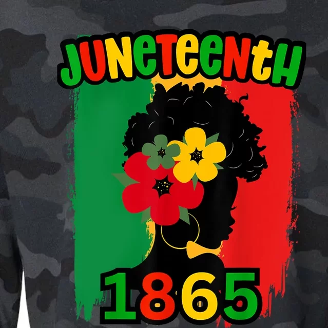 Juneteenth Juneteenth June 19th 1865 Juneteenth Freedom Day Cropped Pullover Crew