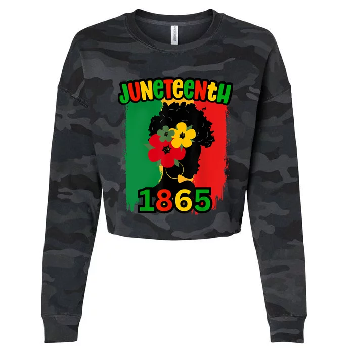 Juneteenth Juneteenth June 19th 1865 Juneteenth Freedom Day Cropped Pullover Crew