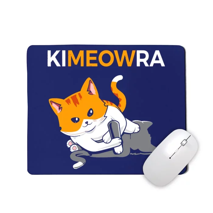 Jiu Jitsu Kimura Cute Kawaii Cat Funny BJJ Mousepad