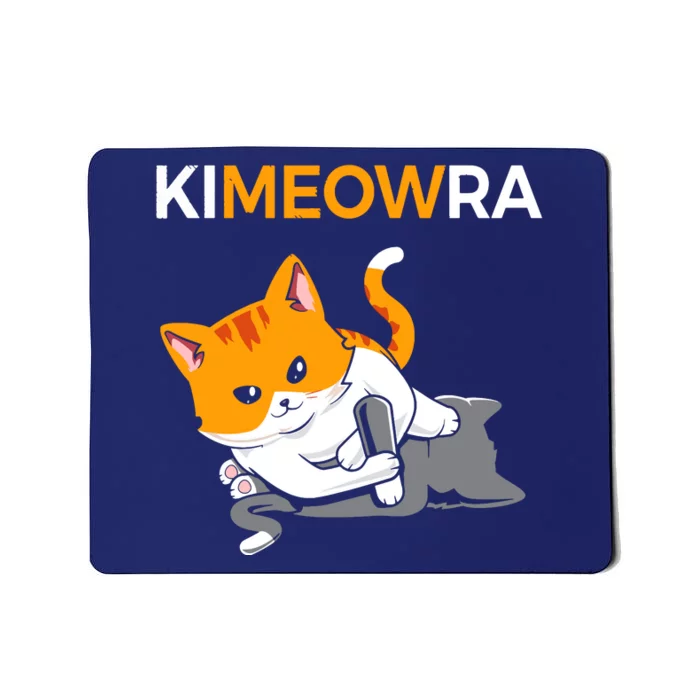 Jiu Jitsu Kimura Cute Kawaii Cat Funny BJJ Mousepad