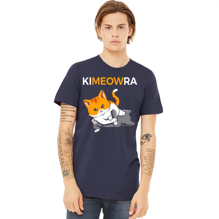 Jiu Jitsu Kimura Cute Kawaii Cat Funny BJJ Premium T-Shirt