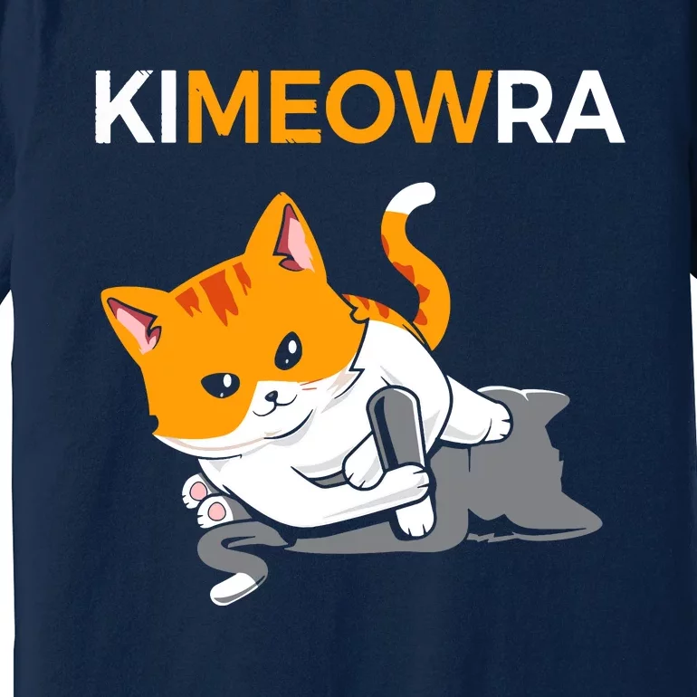 Jiu Jitsu Kimura Cute Kawaii Cat Funny BJJ Premium T-Shirt