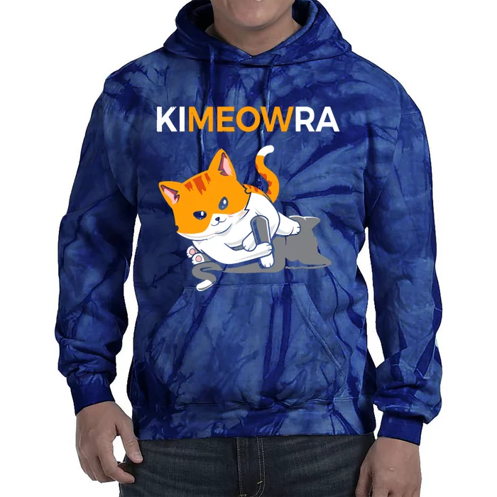 Jiu Jitsu Kimura Cute Kawaii Cat Funny BJJ Tie Dye Hoodie