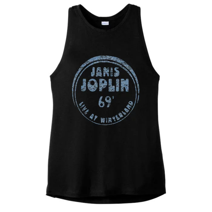 J.Anis Joplin Live At Winterland 1969 Ladies Tri-Blend Wicking Tank