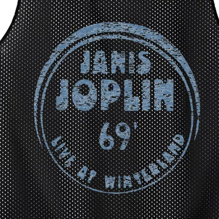 J.Anis Joplin Live At Winterland 1969 Mesh Reversible Basketball Jersey Tank