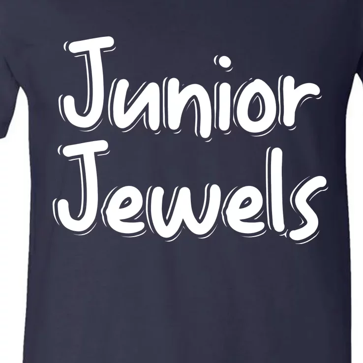 Junior Jewels Logo V-Neck T-Shirt