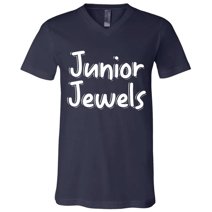 Junior Jewels Logo V-Neck T-Shirt