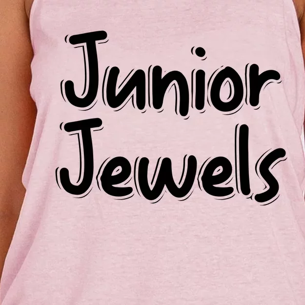 Junior Jewels Logo Women's Knotted Racerback Tank