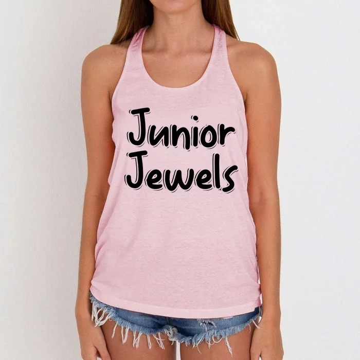 Junior Jewels Logo Women's Knotted Racerback Tank