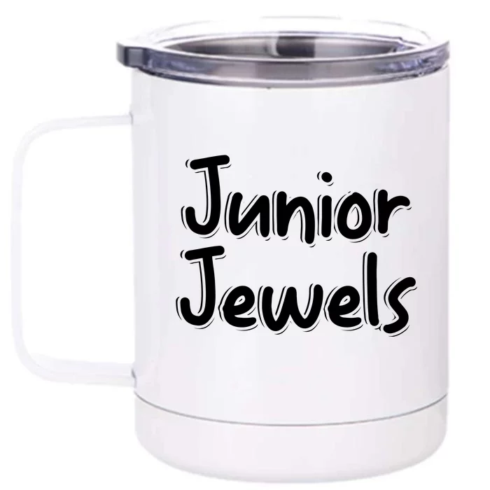 Junior Jewels Logo Front & Back 12oz Stainless Steel Tumbler Cup