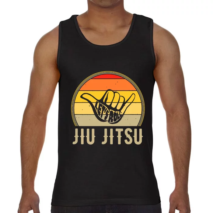 Jiu Jitsu Lets Roll Hand Sign Funny Comfort Colors® Tank Top