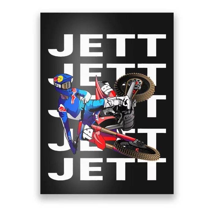 JL18 Jett Motocross Lawrence Supercross Poster