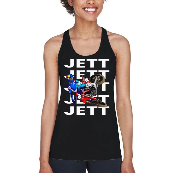 JL18 Jett Motocross Lawrence Supercross Women's Racerback Tank