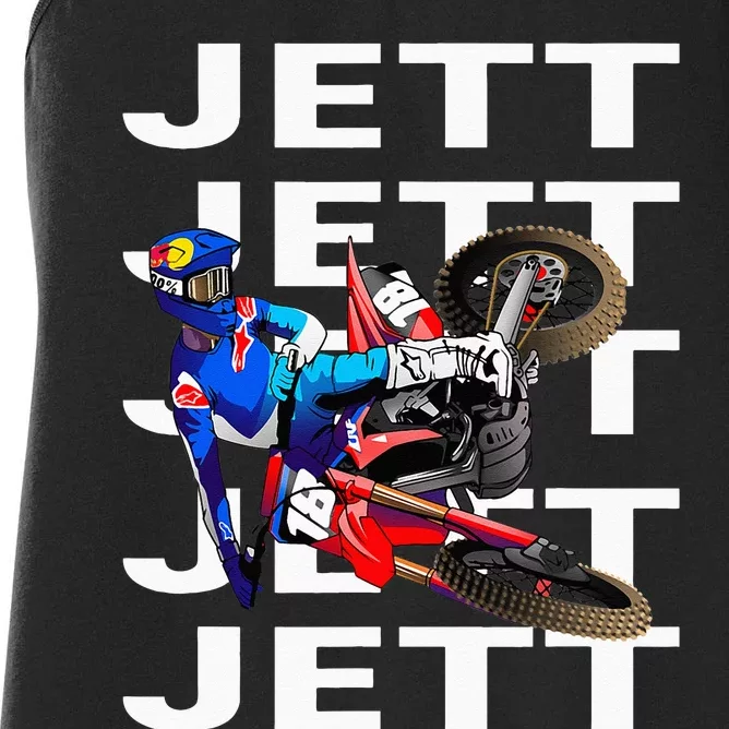 JL18 Jett Motocross Lawrence Supercross Women's Racerback Tank