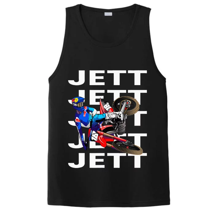 JL18 Jett Motocross Lawrence Supercross Performance Tank