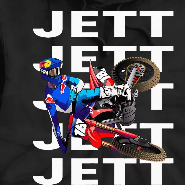 JL18 Jett Motocross Lawrence Supercross Tie Dye Hoodie