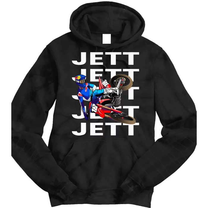 JL18 Jett Motocross Lawrence Supercross Tie Dye Hoodie