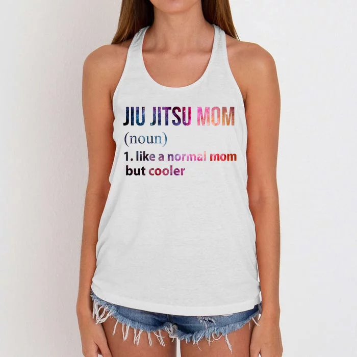 Jiu Jitsu Mom Like A Normal Mom But Cooler Women's Knotted Racerback Tank