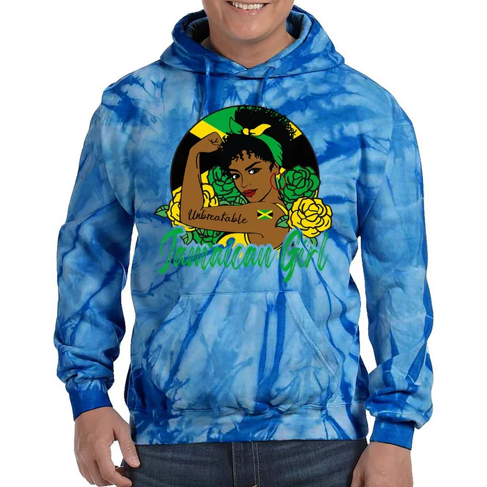 Jamaica Jamaican Mujer Jamaican Flag Tie Dye Hoodie