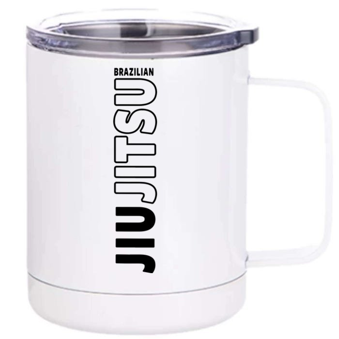 JIU JITSU , MMA , BJJ Front & Back 12oz Stainless Steel Tumbler Cup