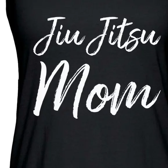 Jiu Jitsu Mom Funny Cute Gift Christmas Ladies Essential Flowy Tank