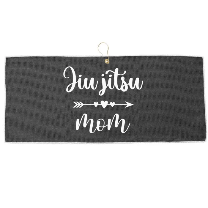 Jiu Jitsu Mom Martial Arts Lovers Gift Brazilian JiuJitsu Large Microfiber Waffle Golf Towel