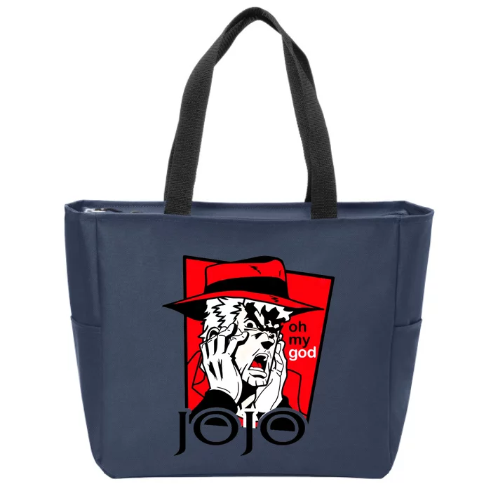 Joseph Joestar OH MY GOD Zip Tote Bag