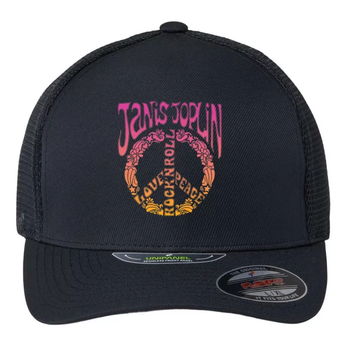 J.A.N.I.S Joplin Peace Art Nouveau Flexfit Unipanel Trucker Cap