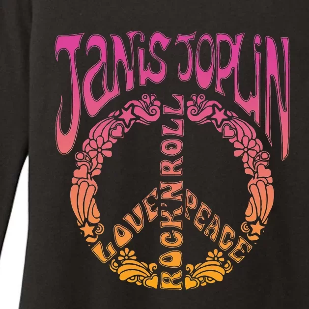 J.A.N.I.S Joplin Peace Art Nouveau Womens CVC Long Sleeve Shirt