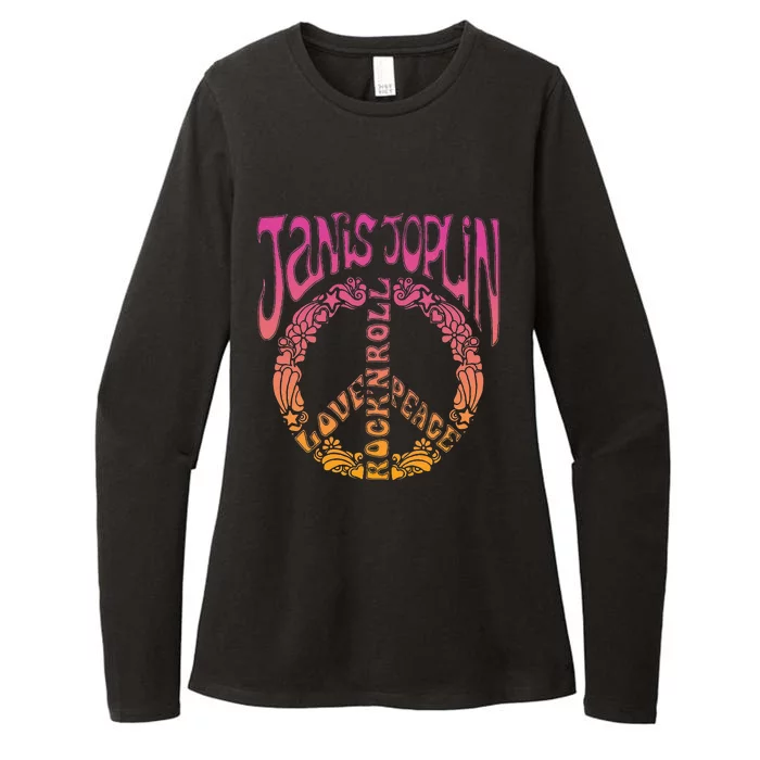 J.A.N.I.S Joplin Peace Art Nouveau Womens CVC Long Sleeve Shirt