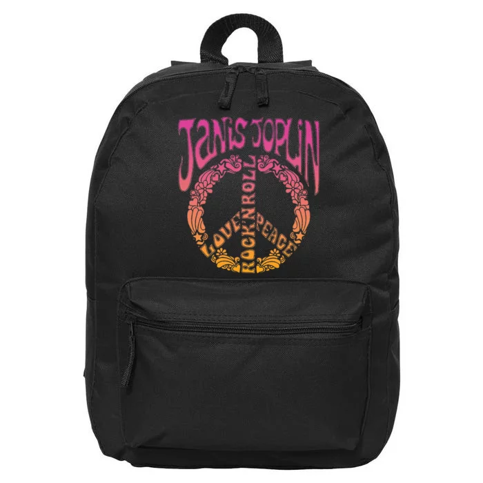 J.A.N.I.S Joplin Peace Art Nouveau 16 in Basic Backpack