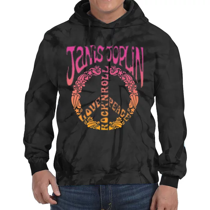 J.A.N.I.S Joplin Peace Art Nouveau Tie Dye Hoodie